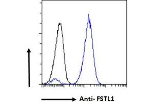 Flow Cytometry (FACS) image for anti-Follistatin-Like 1 (FSTL1) (C-Term) antibody (ABIN184815)