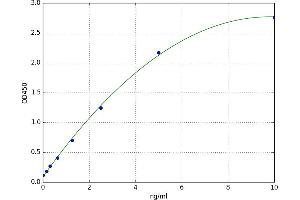 A typical standard curve