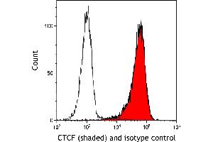 Flow Cytometry (FACS) image for anti-CCCTC-Binding Factor (Zinc Finger Protein) (CTCF) (AA 650-700) antibody (ABIN7453967)