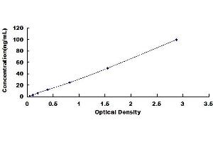 Typical standard curve (SEMA3A ELISA 试剂盒)