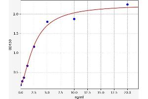 Typical standard curve (CCR8 ELISA 试剂盒)