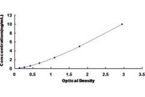 Typical standard curve (CARTPT ELISA 试剂盒)