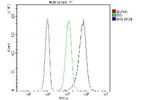 Flow Cytometry analysis of PC-3 cells using anti-DR5 antibody (ABIN5518794).