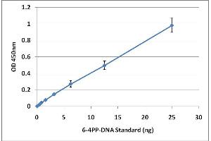 6-4PP-DNA Standard Curve (UV-Induced DNA Damage ELISA 试剂盒)