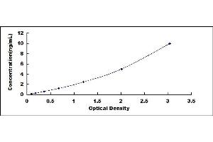 Typical standard curve (MGMT ELISA 试剂盒)