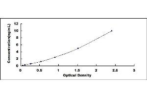 Typical standard curve (SPAG9 ELISA 试剂盒)