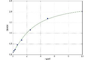 A typical standard curve (CDK6 ELISA 试剂盒)