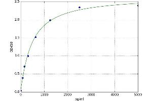 A typical standard curve
