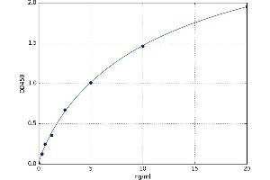 A typical standard curve