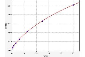 Typical standard curve (STEAP1 ELISA 试剂盒)