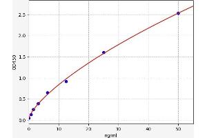 Typical standard curve (ITPA ELISA 试剂盒)