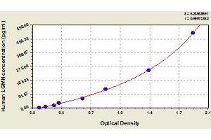 Typical standard curve (LGMN ELISA 试剂盒)