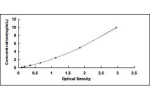 Typical standard curve (ITIH1 ELISA 试剂盒)