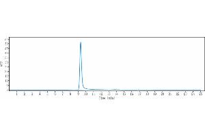 The purity of Anti-TIM-3 / HAVCR2 / CD366 Reference Antibody (cobolimab) is more than 95 % , determined by SEC-HPLC. (Recombinant TIM3 (Cobolimab Biosimilar) 抗体)