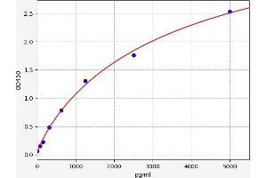 Typical standard curve (CST9 ELISA 试剂盒)