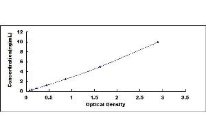 Typical standard curve (CYP11B2 ELISA 试剂盒)