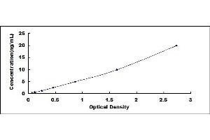 Typical standard curve (IARS ELISA 试剂盒)