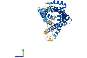 Protein Structure (PS) image for Solute Carrier Family 25, Member 33 (SLC25A33) (AA 1-321) protein (His tag) (ABIN7555400)