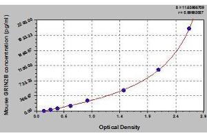 Typical standard curve (GRIN2B ELISA 试剂盒)