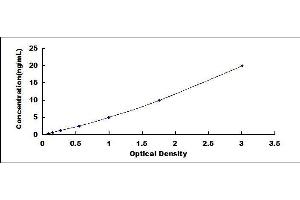 Typical standard curve (NPM1 ELISA 试剂盒)