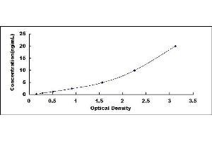 Typical standard curve (DICER1 ELISA 试剂盒)