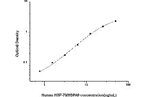 Typical standard curve (HSPA9 ELISA 试剂盒)