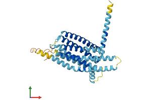 AlphaFold protein structure predicition of Human Recombinant TAS2R38 Protein, UniprotID P59533