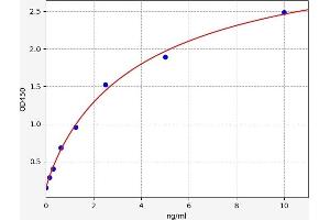 Typical standard curve (CSTB ELISA 试剂盒)