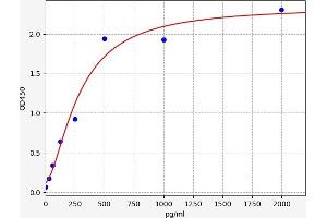Typical standard curve (Dihydrofolate Reductase ELISA 试剂盒)
