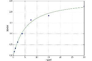 A typical standard curve (ALDOB ELISA 试剂盒)