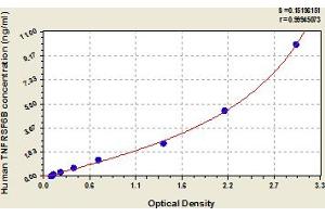 Typical Standard Curve (TNFRSF6B ELISA 试剂盒)