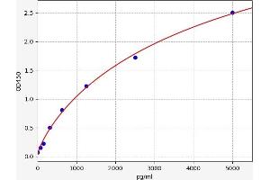 Typical standard curve (TCF4 ELISA 试剂盒)