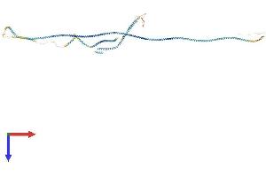 AlphaFold protein structure predicition of Mouse Recombinant Cep135 Protein, UniprotID Q6P5D4