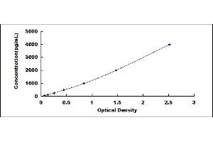 Typical standard curve (ACP2 ELISA 试剂盒)
