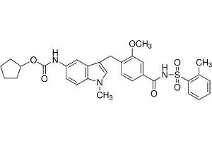 Chemical structure of Zafirlukast , a Hsp70 inhibitor.