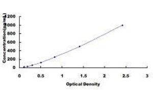 Typical standard curve (CD31 ELISA 试剂盒)