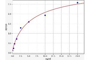 Typical standard curve (KERA ELISA 试剂盒)