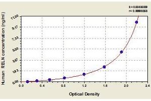 Typical standard curve (Reelin ELISA 试剂盒)