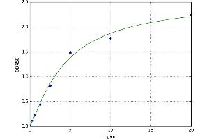 A typical standard curve (SOCS1 ELISA 试剂盒)