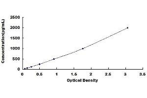 Typical standard curve