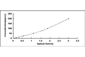 Typical standard curve (MMP 9 ELISA 试剂盒)