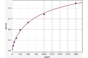 Typical standard curve (HNF1A ELISA 试剂盒)