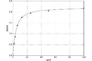 A typical standard curve (IGF1 ELISA 试剂盒)