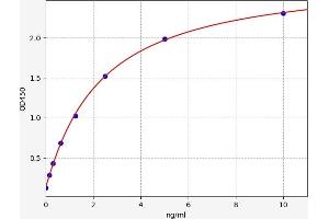 Typical standard curve (LPAR3 ELISA 试剂盒)