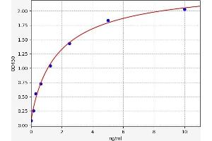 Typical standard curve (NMES1 ELISA 试剂盒)