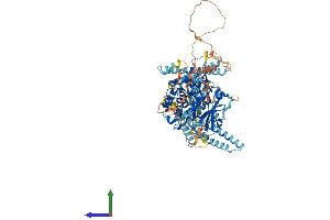 AlphaFold protein structure predicition of Human Recombinant PKN3 Protein, UniprotID Q6P5Z2