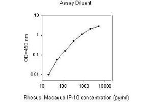 ELISA image for Chemokine (C-X-C Motif) Ligand 10 (CXCL10) ELISA Kit (ABIN2748285) (CXCL10 ELISA 试剂盒)