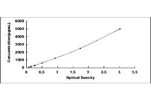 Typical standard curve (CEBPB ELISA 试剂盒)