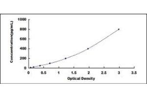 Typical standard curve (MPP6 ELISA 试剂盒)