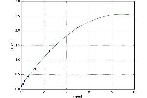 A typical standard curve